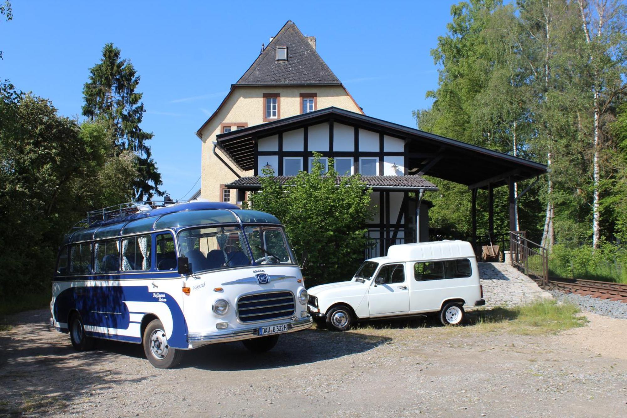 Museumsbahnhof Ahuette Hotel Uxheim Bagian luar foto